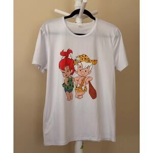 Pebbles and Bamm-Bamm Top White Women M